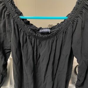 Brandi melville black shirt cropped small